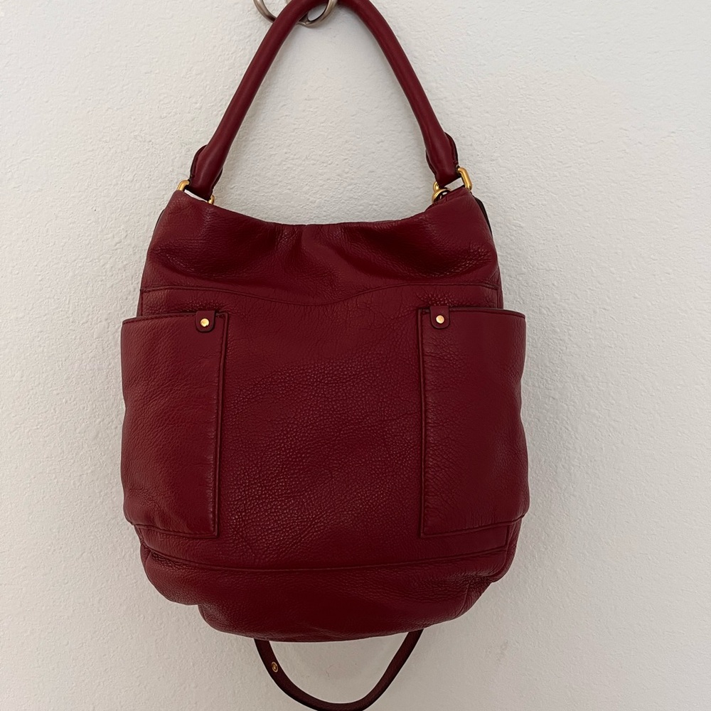 Marc by Marc Jacobs Red Leather Hobo Bag - Picture 6 of 12